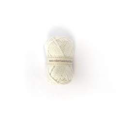 Gomitolo 100% Cotone OEKO-TEX - 10 gr / 32 m - Bianco Latte