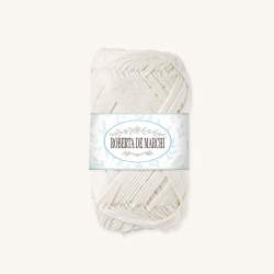 Gomitolo 100% Cotone OEKO-TEX - 50 gr / 160 m - Bianco panna