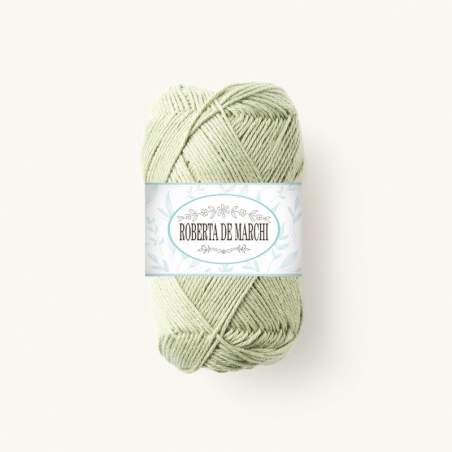 Gomitolo 100% Cotone OEKO-TEX - 50 gr / 160 m - Verde chiaro Roberta De Marchi - 1