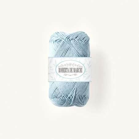 Gomitolo 100% Cotone OEKO-TEX - 50 gr / 160 m - Azzurro turchese chiaro
