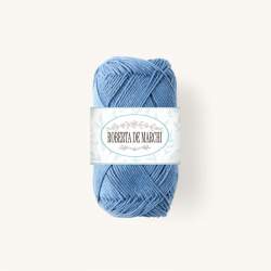 Gomitolo 100% Cotone OEKO-TEX - 50 gr / 160 m - Blu ceruleo Roberta De Marchi - 1