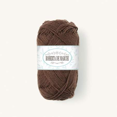 Gomitolo 100% Cotone OEKO-TEX - 50 gr / 160 m - Marrone