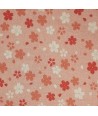 Sevenberry, Tessuto Fondo Rosa con Fiori