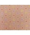 Sevenberry, Tessuto Rosa con Disegno Colorato Giapponese