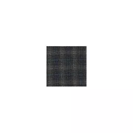 Stim Italia, Tessuto Tinto in Filo Nero Lavorato a Quadrati