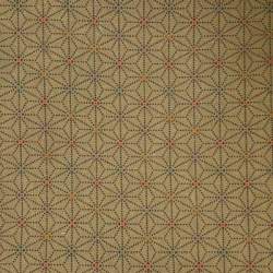 Tessuto Beige con Disegno Sashiko - Sevenberry