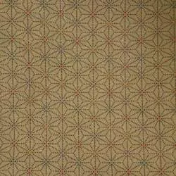 Tessuto Beige con Disegno Sashiko - Sevenberry
