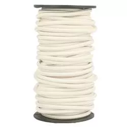 Cordino Elastico da 5 mm - Bianco