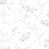 Tessuto Bianco con Rametti Fiorati Tono su Tono, Make a Wish by Kimberbell Maywood Studio - 2 Tessuto Bianco con Rametti Fiorati Tono su Tono, Make a Wish by Kimberbell Maywood Studio - 2