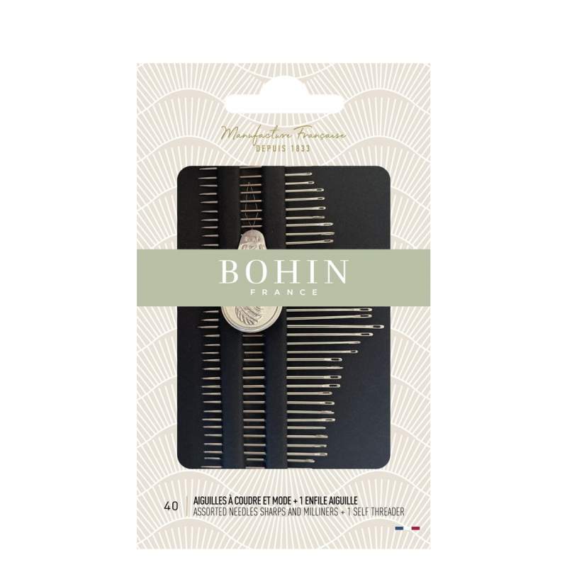 Aghi per Cucito e Rammendo - 20 Aghi Assortiti Bohin Bohin - 1 Aghi per Cucito e Rammendo - 20 Aghi Assortiti Bohin Bohin - 1