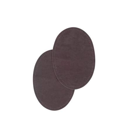 Bohin, Toppe Ovali Scamosciate 9,5x14 cm, Grigio Scuro