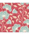 Tilda Windy Days Stormy Dusty Red, Tessuto Rosso con Fiori Chiari Tilda Fabrics - 1