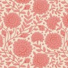 Tilda Windy Days Aella Coral, Tessuto Panna con Fiori Corallo Tilda Fabrics - 1
