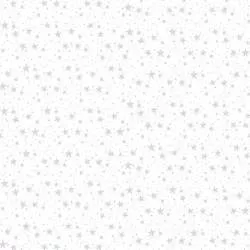 Henry Glass Quilter's Flour II, Tessuto Bianco con Stelline Tono su Tono