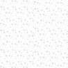 Henry Glass Quilter's Flour II, Tessuto Bianco con Stelline Tono su Tono