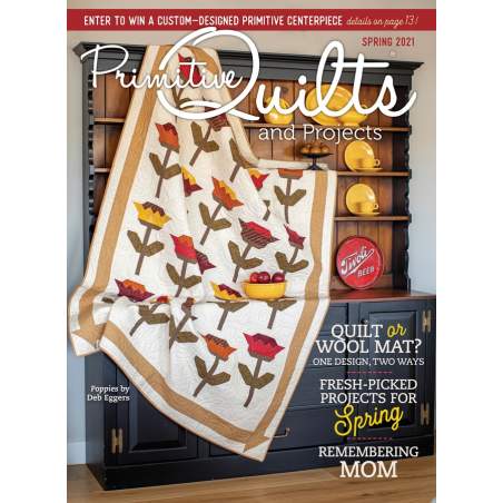 Rivista Primitive Quilts & Projects - Primavera 2021