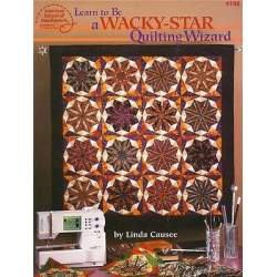 Learn to Be a Wacky-Star Quilting Wizard by Linda Causee  American School of Needlework - 1