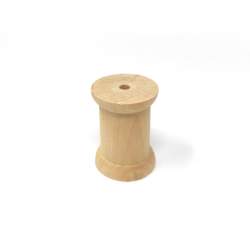 Rocchetto di legno per decorazioni - 3 x 4.3 cm