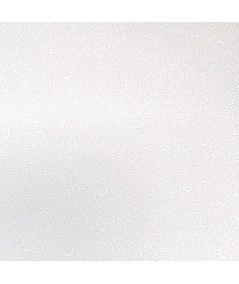 Tessuto Bianco con Chiocciole Tono su Tono Roberta De Marchi - 1