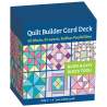 Quilt Builder Card Deck, 40 block, 8 layouts, endless possibilities