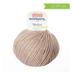 Woolcot - Gomitolo 56% Lana (merino extra fine) 44% Cotone (organico)  - 50 gr / 150 m Adriafil - 1