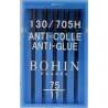 5 Aghi 130/705H Anti-Glue 75/12 per Macchina da Cucire - Bohin Bohin - 1