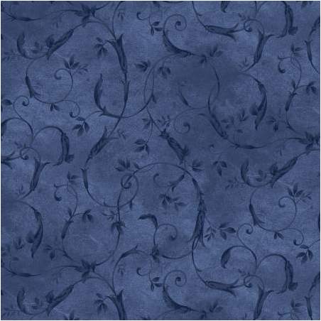 Henry Glass Prairie Vine Quilt Backing by Kim Diehl Collection, Tessuto Crema con Scintille Chiare P&B Textiles - 1