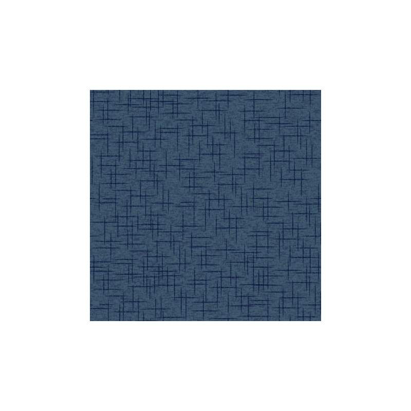 Maywood Studio KimberBell Quilt Backs 108 Navy Linen, Tessuto per Retro Quilt Blu Effetto Lino Maywood Studio - 1