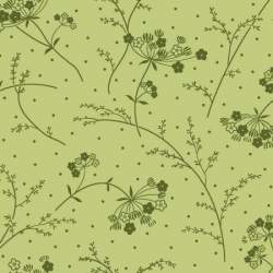 Maywood Studio KimberBell Quilt Backs 108 Green Make a Wish, Tessuto per Retro Quilt Verde con Rametti Maywood Studio - 1