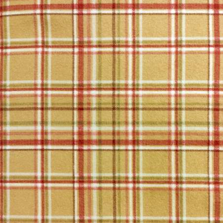 Flannel Essentials 7, Tessuto Flanella Senape Tartan by The Buggy Burn per Henry Glass