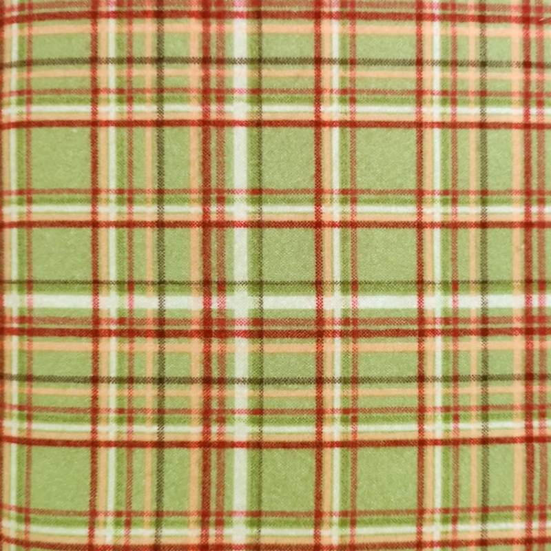 Flannel Essentials 7, Tessuto Flanella Verde Tartan by The Buggy Burn per Henry Glass Henry Glass - 1