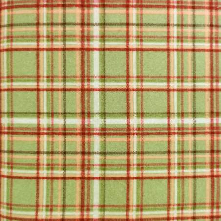 Flannel Essentials 7, Tessuto Flanella Verde Tartan by The Buggy Burn per Henry Glass