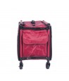 Trolley Rosso porta Macchine per Cucire, 58 x 35 x 38 cm