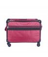 Trolley Rosso porta Macchine per Cucire, 58 x 35 x 38 cm