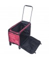 Trolley Rosso porta Macchine per Cucire, 58 x 35 x 38 cm