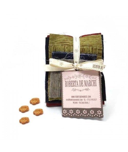 Tiny Tote dal libro Handheld Patchwork Treasures - Kit di Tessuti Martingale - 2