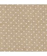 Lino da Ricamo 32ct Ecrù con Pois Bianchi di alta qualità - Zweigart Belfast Petit Point 48 x 68 cm