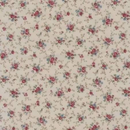 Sevenberry, Tessuto Beige con Fiori Rosa Sojitz Fashion - 1