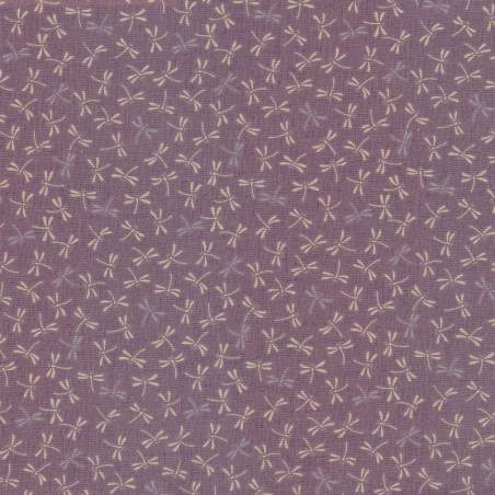 Tessuto Giapponese Lilla con Libellule - Sevenberry, Sojitz Sojitz Fashion - 1