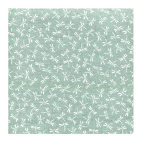 Sevenberry, Tessuto Verde con Libellule Sojitz Fashion - 1