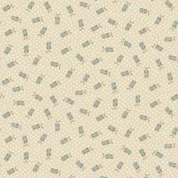 Henry Glass All for Christmas by Anni Downs, Tessuto Beige con Pacchetti Regalo