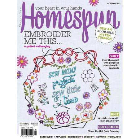 Rivista Homespun - Ottobre/Novembre 2021 Universal Magazines - 1