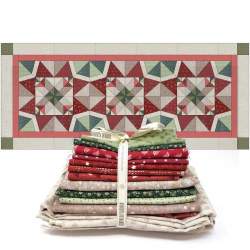 Starry Christmas, Kit di Tessuti - Quilt, Runner e Copritavola Roberta De Marchi - 1