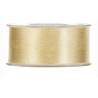 Nastro di Raso Oro con Glitter  - 40 mm