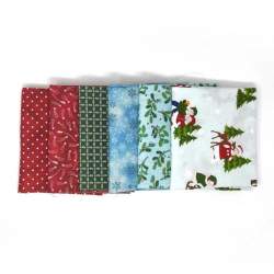 6 Fat Quarter di Natale Roberta De Marchi - 1