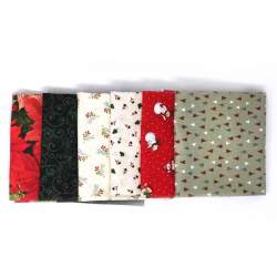 6 Fat Quarter di Natale - 2115 Roberta De Marchi - 1