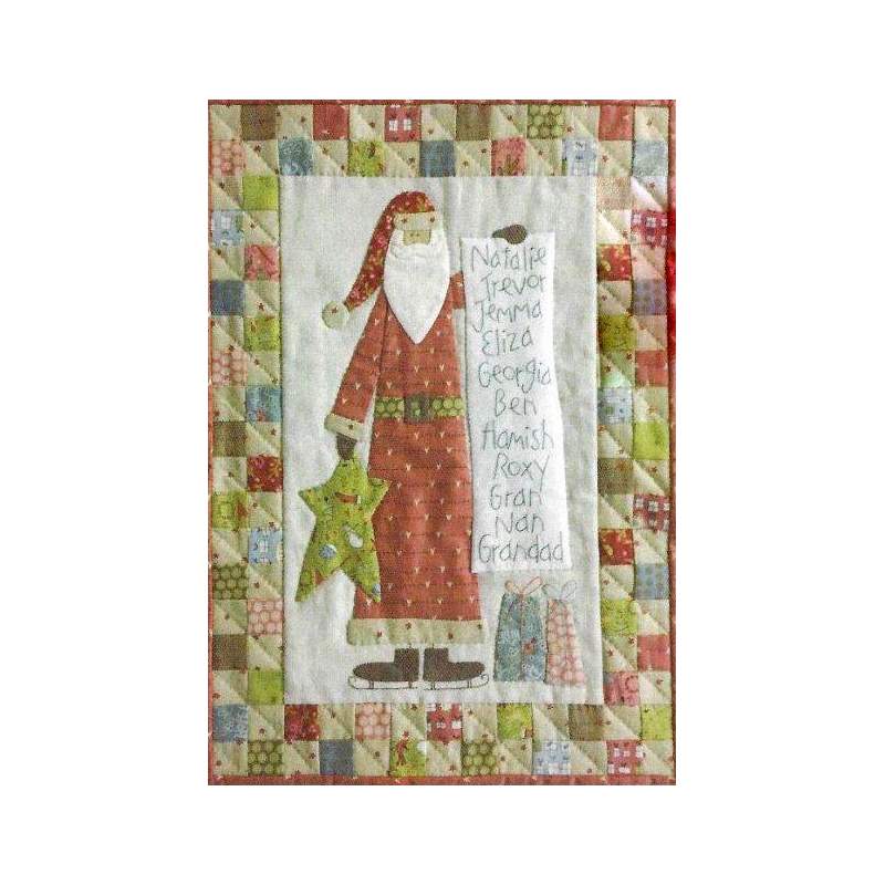 Santa's Checklist di Natalie Bird - Kit di Tessuti Roberta De Marchi - 1 Santa's Checklist di Natalie Bird - Kit di Tessuti Roberta De Marchi - 1
