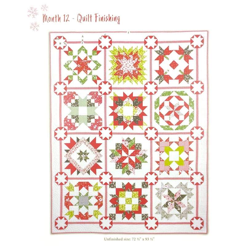 A Very Coriander Christmas Quilt Kit di Tessuti
