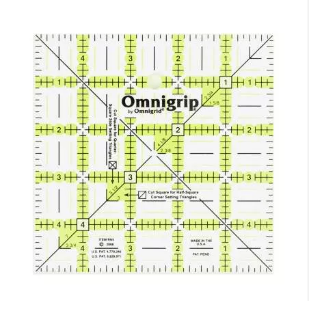 Omnigrid, Squadretta Omnigrip NEON, 5 x 5 pollici