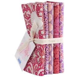 Tilda Cotton Beach Fat Quarter Bundle Corals, 5 fq 50 x 55 cm, Coralli Tilda Fabrics - 1